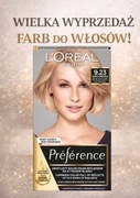Loreal PREFERENCE Farba 9.23 Santa Monica Bardzo Jasny Blond