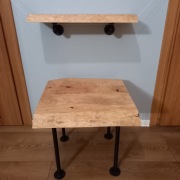 Stolik kawowy,  półka wisząca 