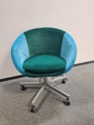 Krzesło obrotowe SKRUVSTA Ikea. Odnowione