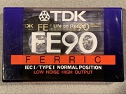 Kaseta TDK FE90 Ferric (zafoliowana)