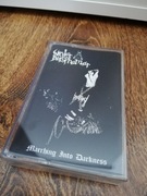 WINTER BLASPHEMER Marching Into Darkness MC - Plaga Leichengott