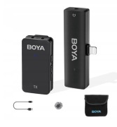 Boya Mikrofon bezprzewodowy Wmic5-M3 Mikrofon dla systemu iOS 2,4 GHz