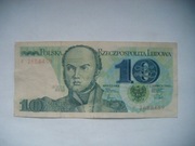 POLSKA BANKNOT PRL 10 zł 1982 r. seria F