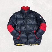 Zimowa kurtka Tommy Hilfiger L Granatowa Vintage (z lekkim defektem zamka)