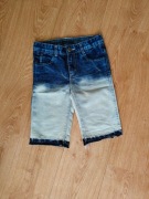 Szorty krótkie spodenki 119-125 inextenso jeans dżinsowe