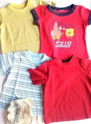 92 98 zestaw bluzki czapka 18-24 m-ce 5szt Mariquita George SpungeBob