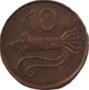Islandia 10 aurar z 1981 rok - OBEJRZYJ MOJĄ OFERTĘ