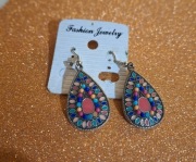 Kolczyki boho multicolor