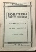 Gadowski Bohaterka chrześcijańska Starodruk 1947