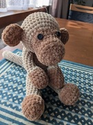 Małpka na szydełku 