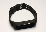 Nowoczesna Czarna Opaska do Xiaomi Mi Band 3/4 