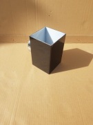 Klosz do lampy MURANO GLASS czarny kinkiet G9