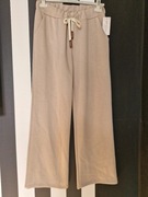 Spodnie masełko włoskie szerokie, beżowe 