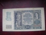 BANKNOT POLSKA 20 zł  1940 r.seria G Generalna Gubernia