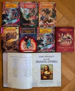 Terry Pratchett Świat Dysku 8 książek Prószyński Kidby UŻYWANE Fantasy