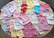 Paka ubranek dla dziewczynki 62 niemowlaka 