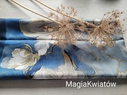 Szal duży  exlusive niebieski 