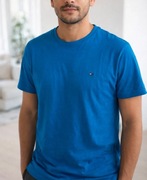 Niebieska koszulka Tshirt męski Tommy Hilfiger 