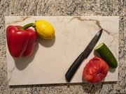 Deska do krojenia Kamienna Calacata Gold 41,5x24,5x2cm