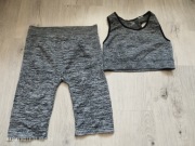 Zestaw sportowy kolarki legginsy i top 146 Sinsay