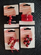 Spinki gumki biedronki dla dziewczynki zestaw