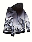 Męska zimowa kurtka dwustronna 