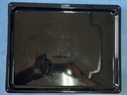 Blacha płytka, czarna do piekarnika Siemens.