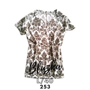 Bluzka T-Shirt rozmiar L 40 kwiatowy wzór ornament