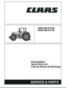 Katalog części Claas ARES 616, 636, 656, 696  