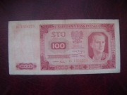 POLSKA BANKNOT PRL 100 zł 1948 rok seria EL