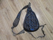 JACK WOFSKIN plecak miejski na jedno ramię w kratkę _ nowy_ unisex