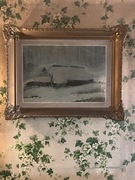 Leszek Stańko pejzaż zimowy