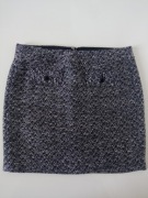 Tom Tailor ciepła mini spódnica damska melanż r 38