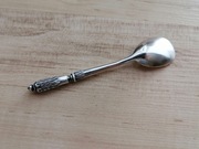 ŁYŻECZKA DO SOLI I PRZYPRAW SREBRO PRÓBA 800 PARYŻ FRANCJA 1882-1901r