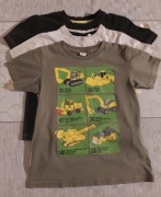 3pak koszulki 122 chłopak cena za 3szt