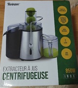 Odśrodkowa sokowirówka do warzyw i owoców elektryczna srebrny Twinzee