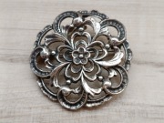 SREBRNA BROSZKA LUB ZAWIESZKA SECESJA