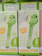 Pistolet do baniek mydlanych krokodyl Bubble Stick automat + płyn 180ml 