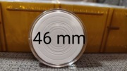 Kapsel na monety o średnicy 46 mm z regulacją 