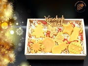 Zestaw świątecznych zawieszek