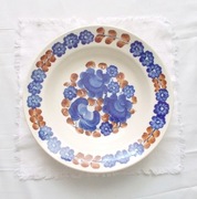 włocławek talerz głęboki, prl talerz włocławek fajans talerz 24