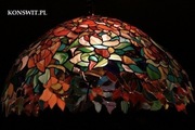 Lampa witrażowa wisząca