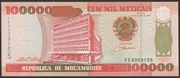 Mozambik 100000 meticais 1993 - stan bankowy UNC 