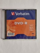 Płyta Verbatim DVD-R 4,7 GB 16x pudełko
