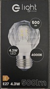 Żarówka LED, ozdobna, kryształ E27