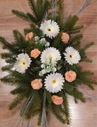 Stroiki, wiązanka na cmentarz