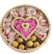 Pudełko na słodycze, okrągłe,Dzień Babci i Dziadka,prezent,dla Nauczyciela 