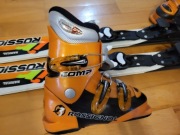 Zestaw narty 100cm, buty narciarskie Rossignol Comp 3 klamry 20.5cm, wiąz 