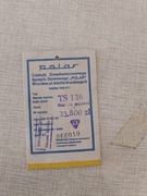 Lodówka Polar TS nówka z PRL, rok 1986, pełna dokumentacja  unikat. 