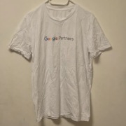 Koszulka Tshirt biały Google Partners M Organiczna bawełna 100%